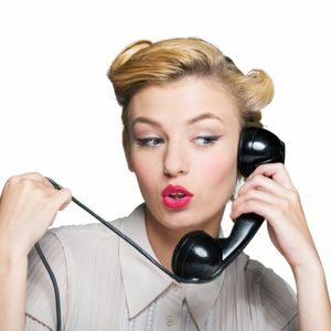 Woman talking on the phone