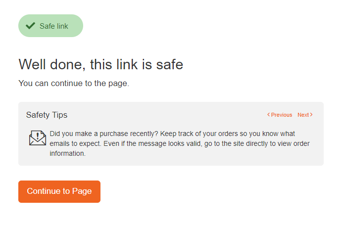 Users are tested to see if they can recognize fake links in emails.
